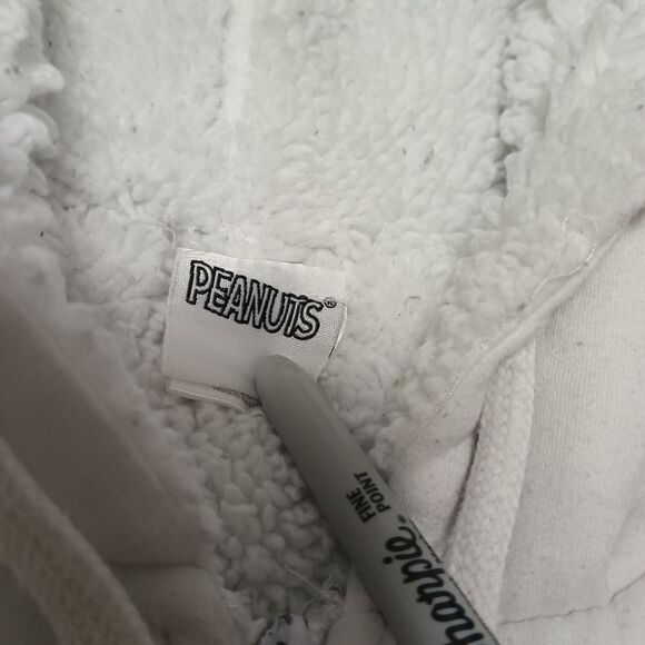 "Peanuts" official brand fleece lined hoodie. Size: M (7-9) (0855) - Picture 5 of 9